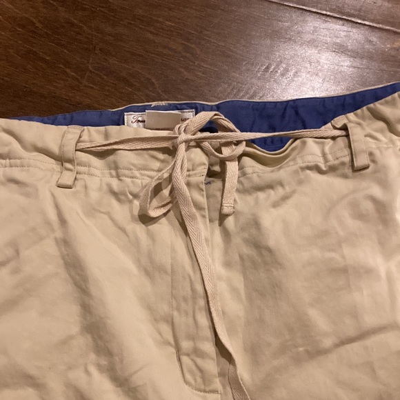 Tommy Bahama tan size 16 draw string wide leg pants - Picture 2 of 5